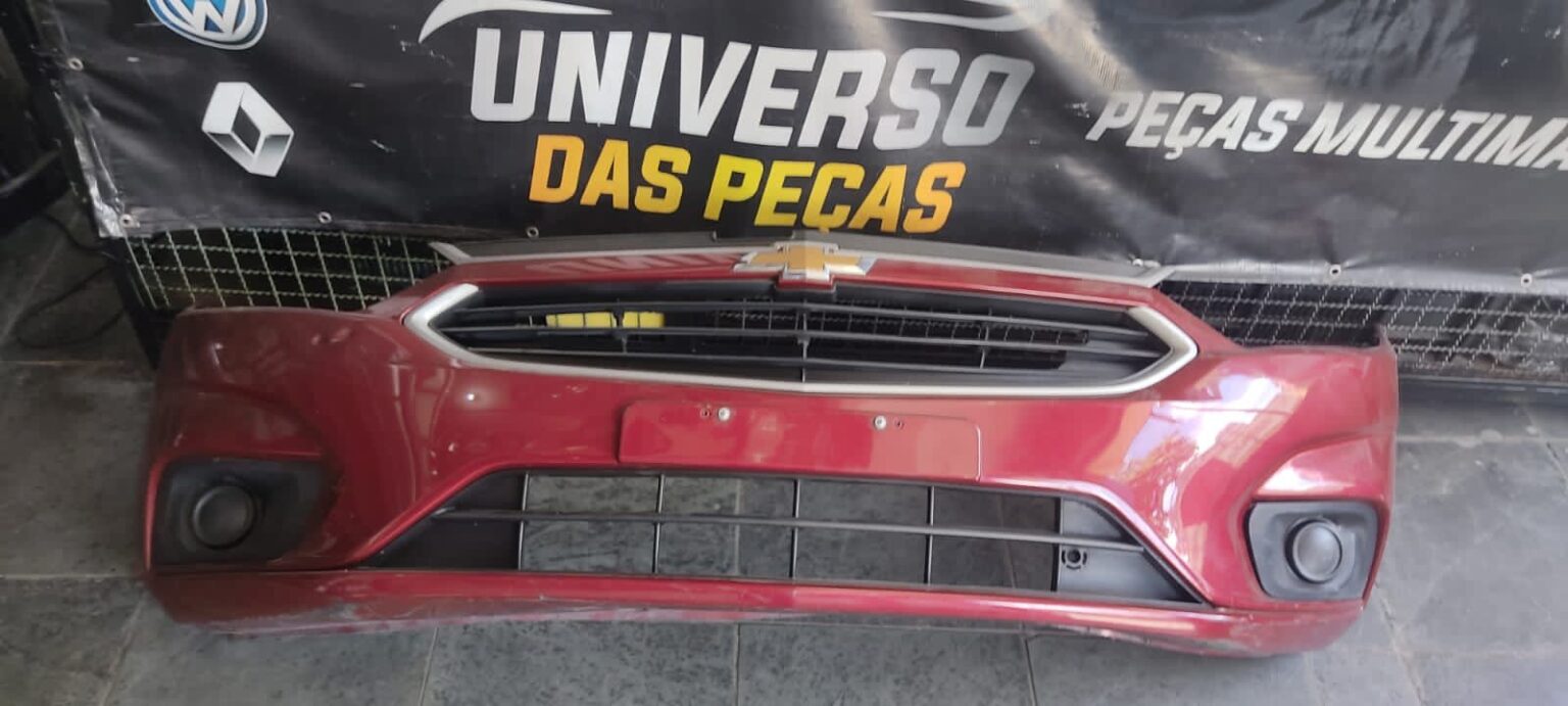 Para choque dianteiro onix 2015 a 2019 vermelho